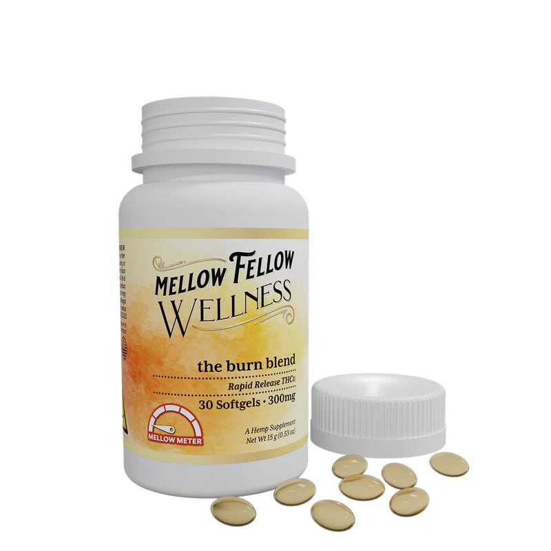 Mellow Fellow Wellness - Softgel Capsules — Burn Blend