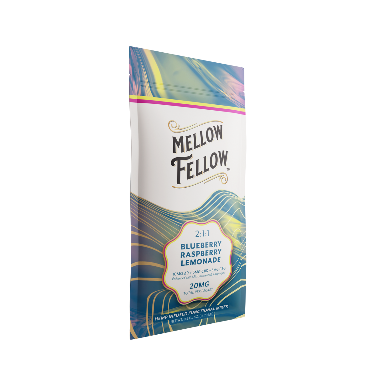 Mellow Fellow - Drink Mixers — Blueberry Raspberry Lemonade / Single