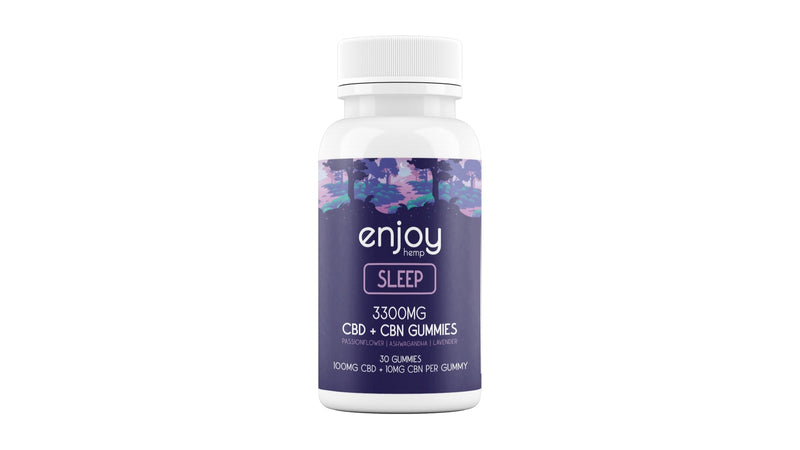 enjoy-sleep30 exact formula and count manufacturer artwork on white