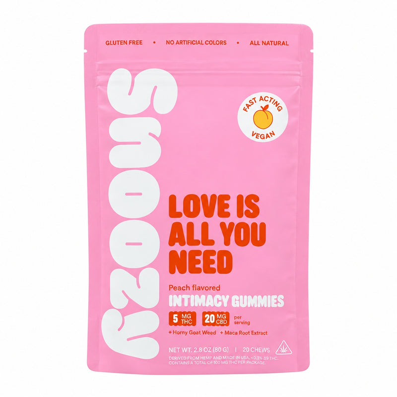 Snoozy - D9:CBD Mood Gummies / Love Is All You Need / 20ct — approved package photo