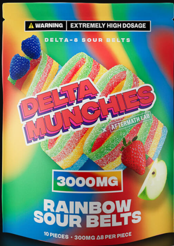 Delta Munchies - D8 Sour Belts