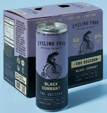Cycling Frog - 5mg Delta 9/10mg CBD Seltzers