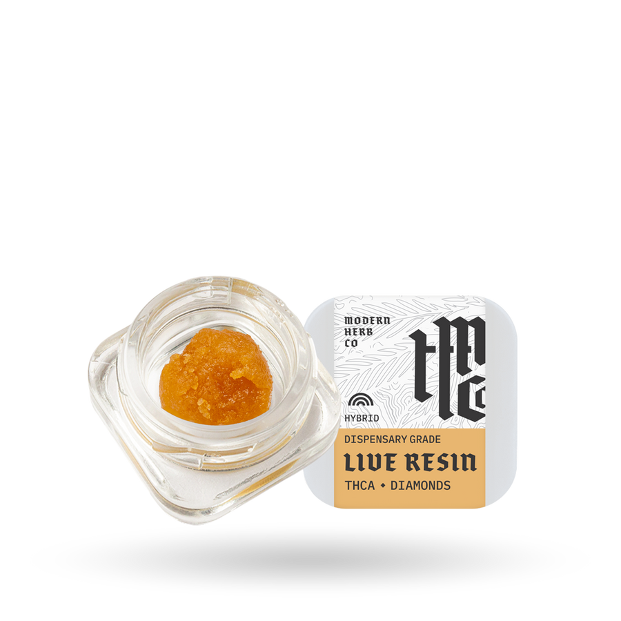 THCa Live Resin Diamonds Dab: Pineapple Express (Hybrid) - 2g