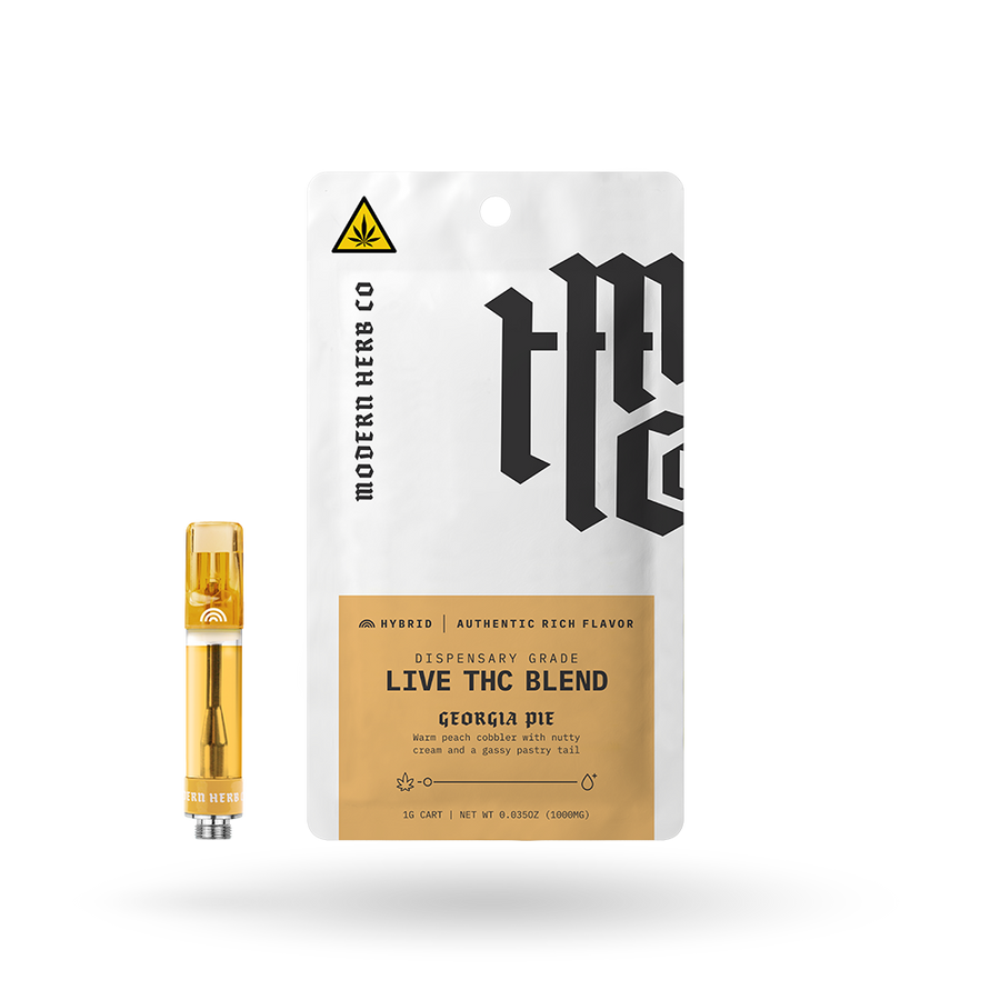 Live THC Vape Cartridge: Georgia Pie (Hybrid) 1g