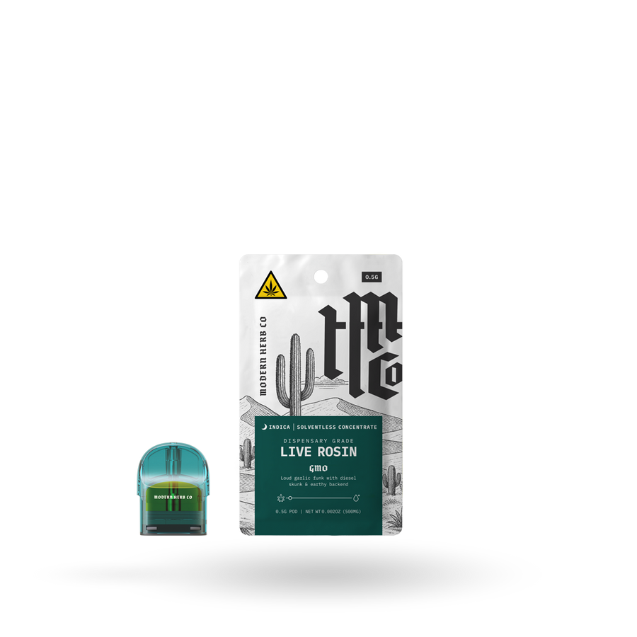 THCa Rosin Pod: GMO (Indica) 0.5g