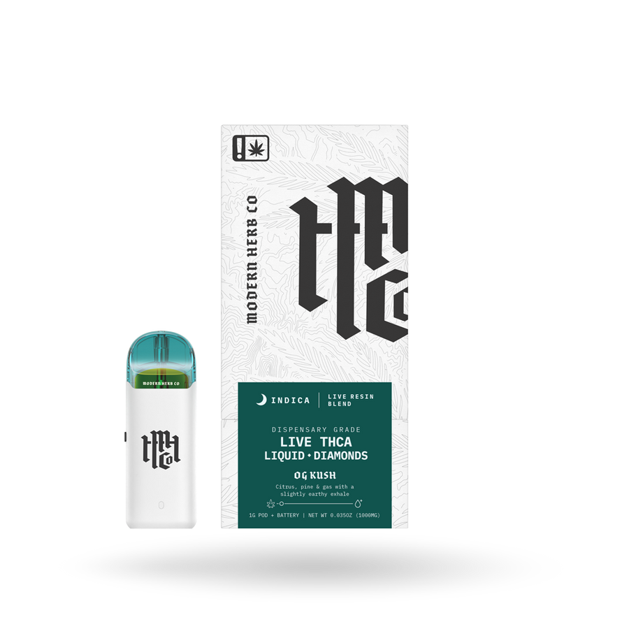THCa Pod Kit Live Resin Liquid Diamonds: OG Kush (Indica) - 1g