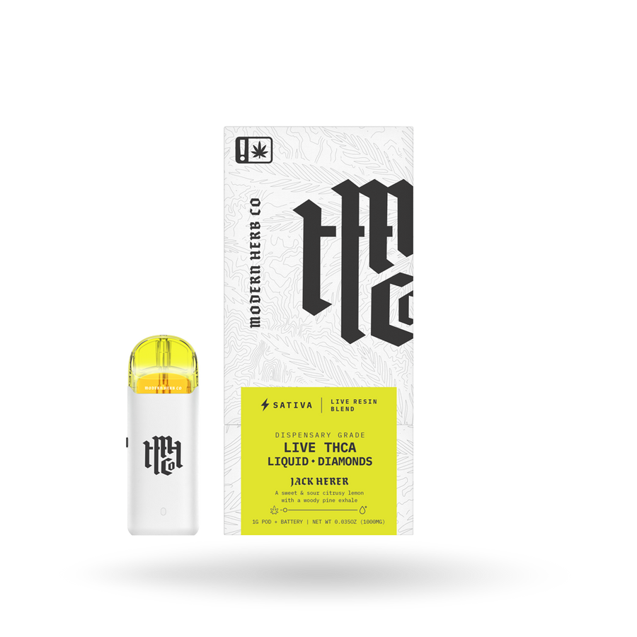 THCa Pod Kit Live Resin Liquid Diamonds: Jack Herer (Sativa) - 1g