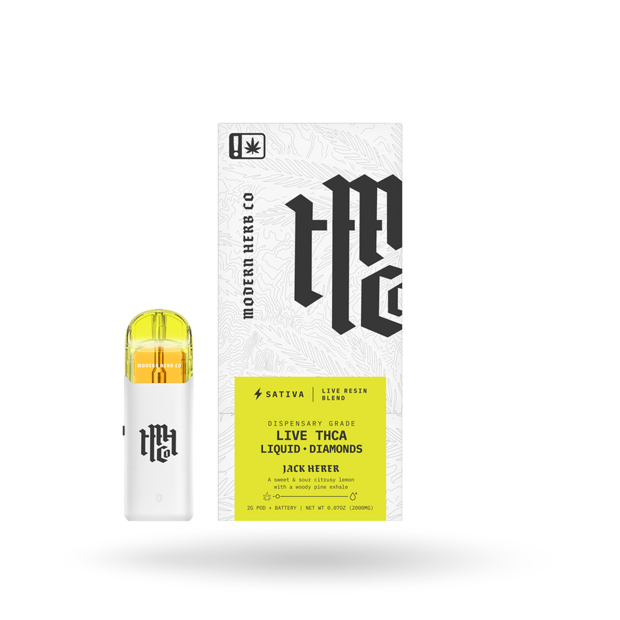 THCa Pod Kit Live Resin Liquid Diamonds: Jack Herer (Sativa) - 2g