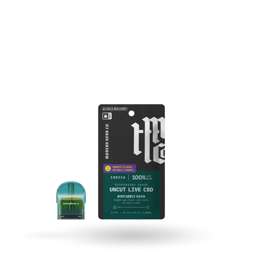 Live CBD Uncut Pod Refill: Pineapple Kush (Indica) 1g