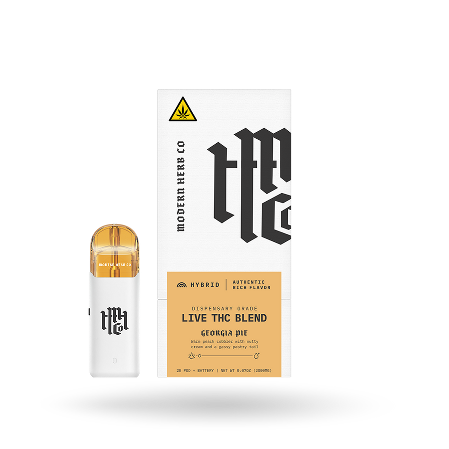 Live THC Pod Starter Kit: Georgia Pie (Hybrid) 2g
