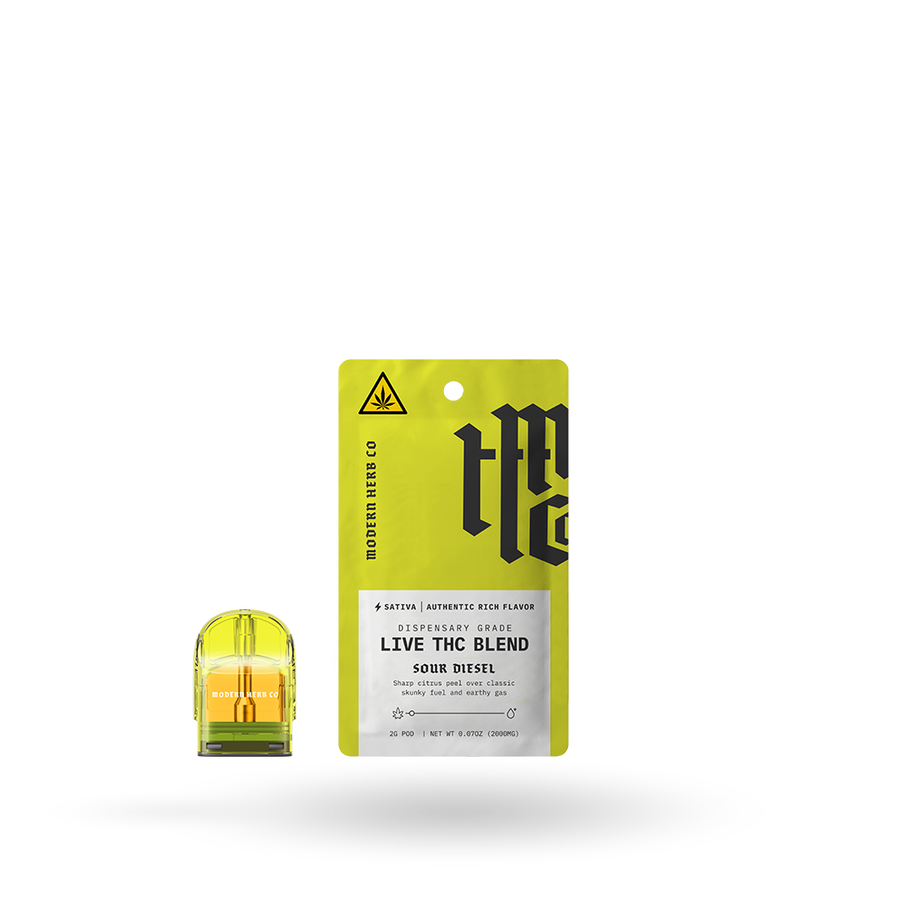Live THC Pod Refill: Sour Diesel (Sativa) 2g