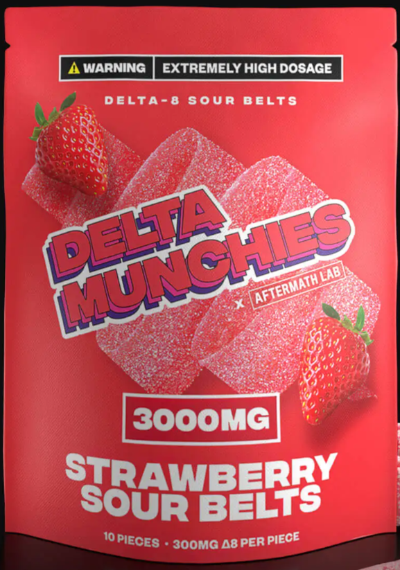 Delta Munchies - D8 Sour Belts