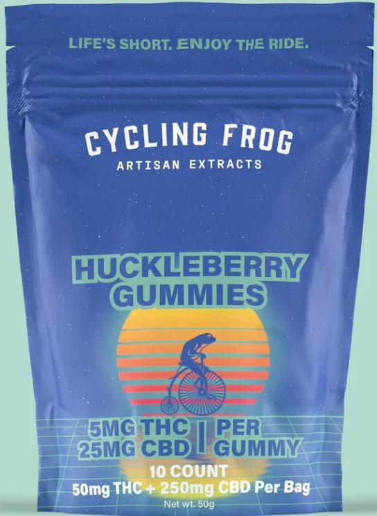 Cycling Frog - 5mg Delta 9/25mg CBD Gummies