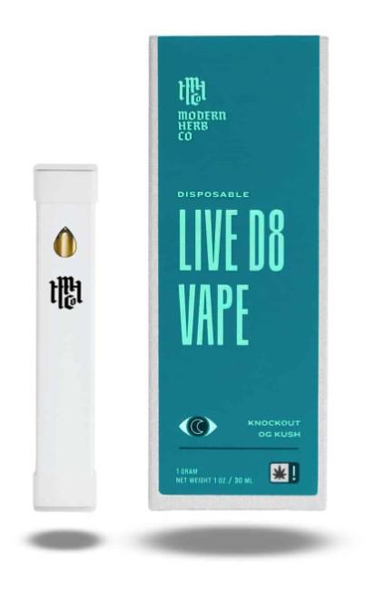 Modern Herb Co - D8 Live Resin Disposables
