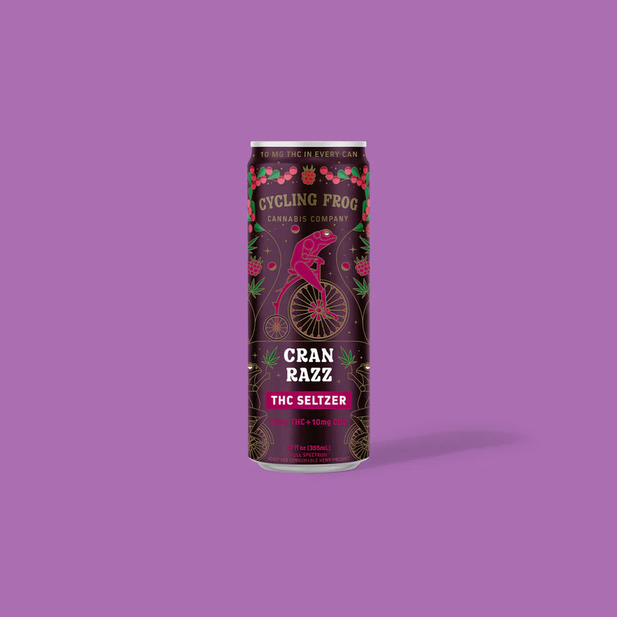 Cycling Frog - 10mg THC + 10mg CBD Seltzer - Limited Edition