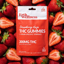 Erth Wellness 10mg Delta-9 THC gummies — Strawberry Haze (S) 30ct package