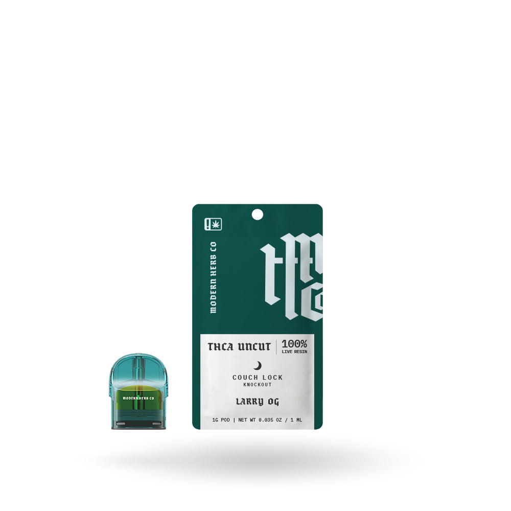 THCa Live Resin Uncut Pod Refill: 1g Larry OG (Indica)