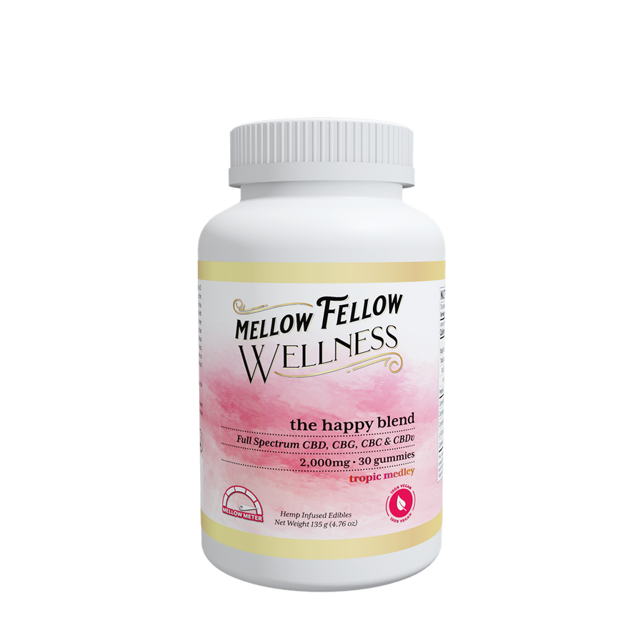 Mellow Fellow Wellness - Gummies — Happy Blend 30ct