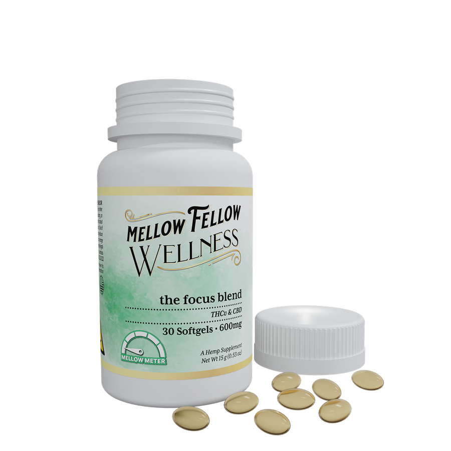 Mellow Fellow Wellness - Softgel Capsules — Focus Blend