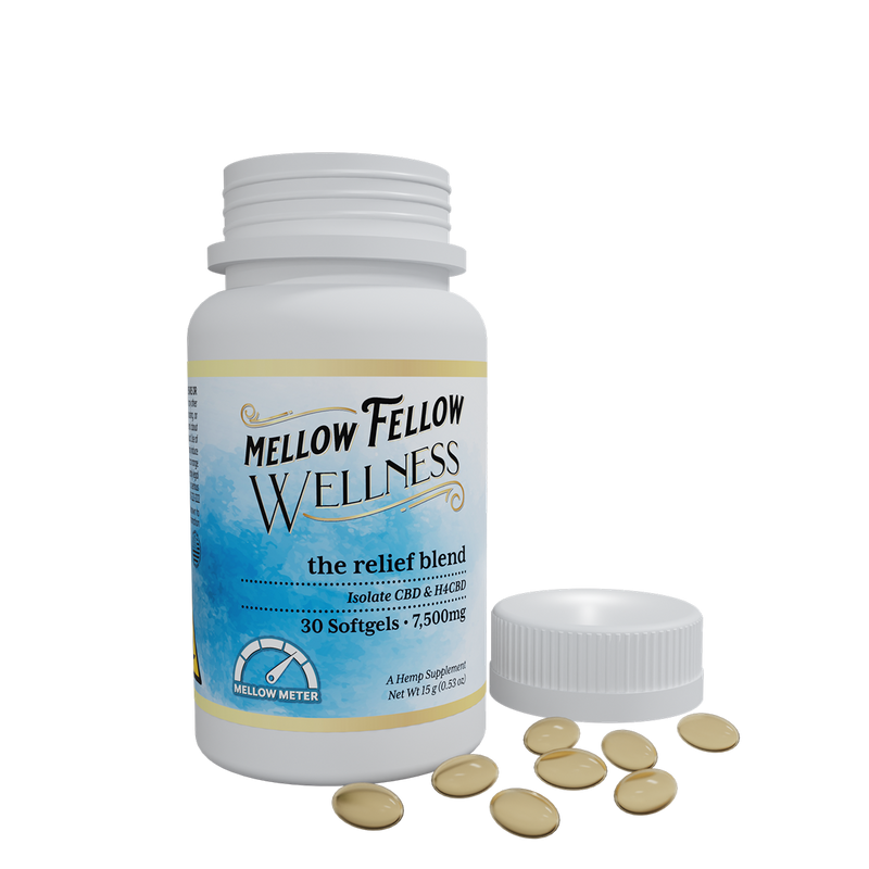 Mellow Fellow Wellness - Softgel Capsules — Relief Blend