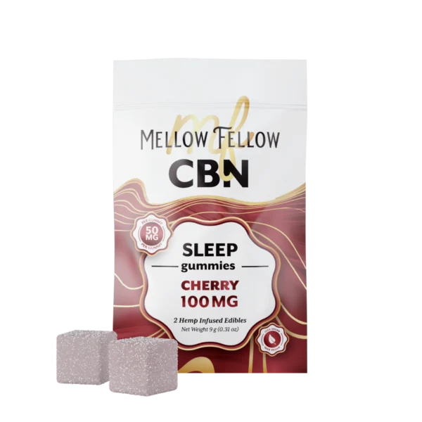 Mellow Fellow - 50mg Isolate Gummies — CBN Cherry 2ct