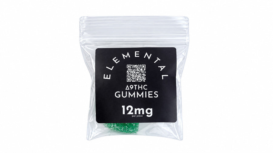 Elemental - Trial Sizes — 12mg D9 2ct — package on white