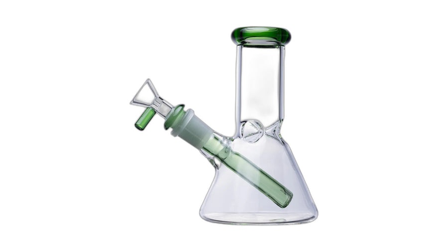 Human Grade - Beakers · 6" Green Accent — on white