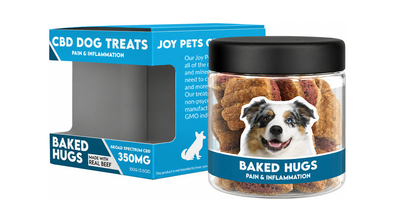 Joy Pets - Pet Treats · 350mg - Baked Hugs — on white