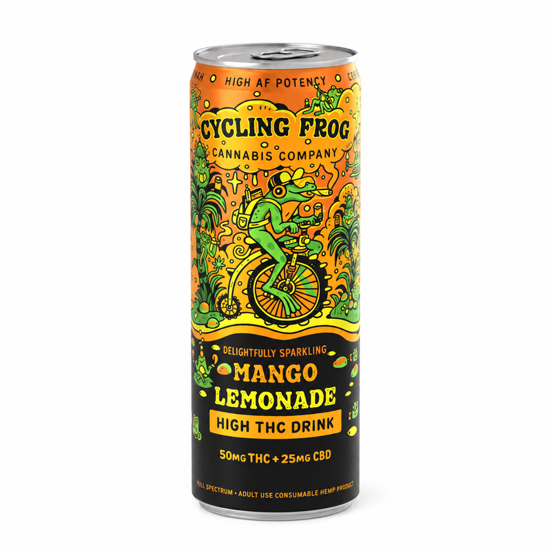 Cycling Frog - Sparkling Lemonade / Mango Lemonade 50:25 THC:CBD