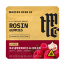 Modern Herb Co - 10mg D9 Live Rosin Gummies / Raspberries and Cream (H) / 3ct — approved package photo