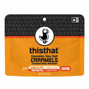 ThisThat Caramels - 25mg D9 Live Resin / Hawaiian Sea Salt (S) + 5mg CBG / 5ct — approved package photo