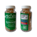 Elemental - D9 Live Resin Terpene Gummies — Relaxed (I) — approved package on white