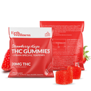 Erth Wellness - 10mg D9 Strain Specific Gummies — Strawberry Haze (S) 2ct — approved package on white