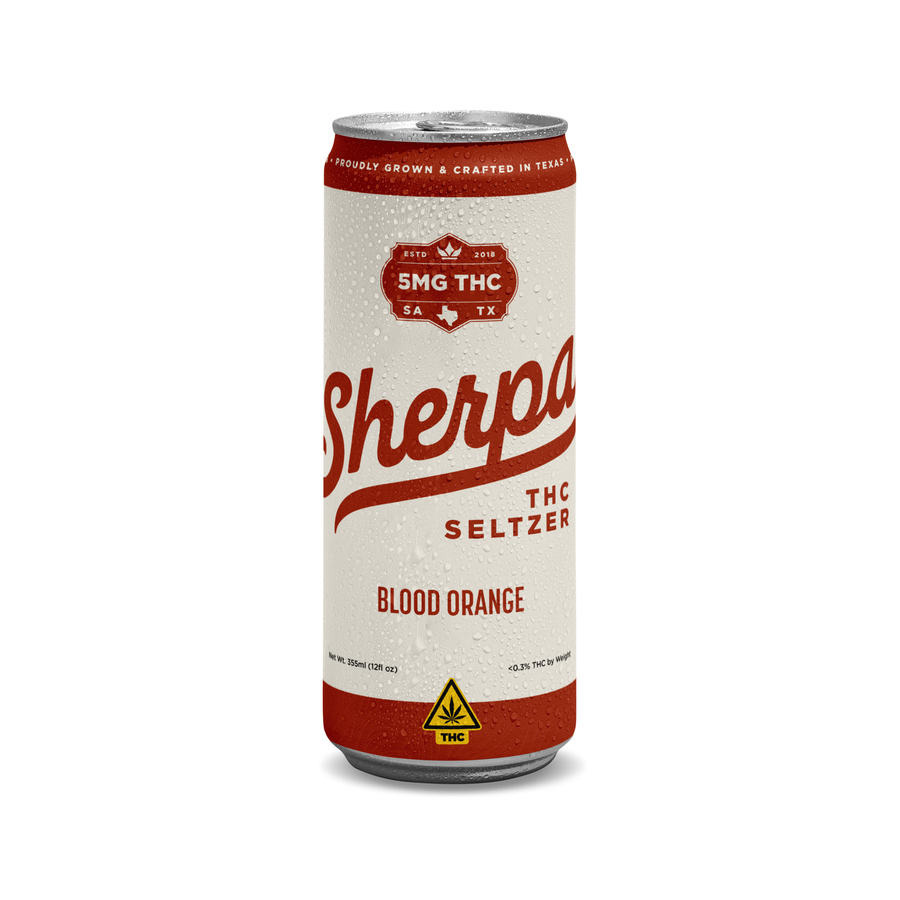 Sherpa - Seltzers — 5mg / Blood Orange — approved package on white