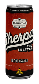 Sherpa - Seltzers — 100mg / Blood Orange — approved package on white