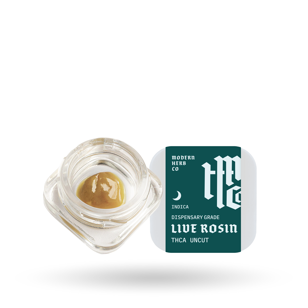 Live THCa Rosin Dab: Papaya Cake (Indica), 1g