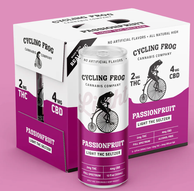 Cycling Frog - Light Seltzers 2mg THC 4mg CBD