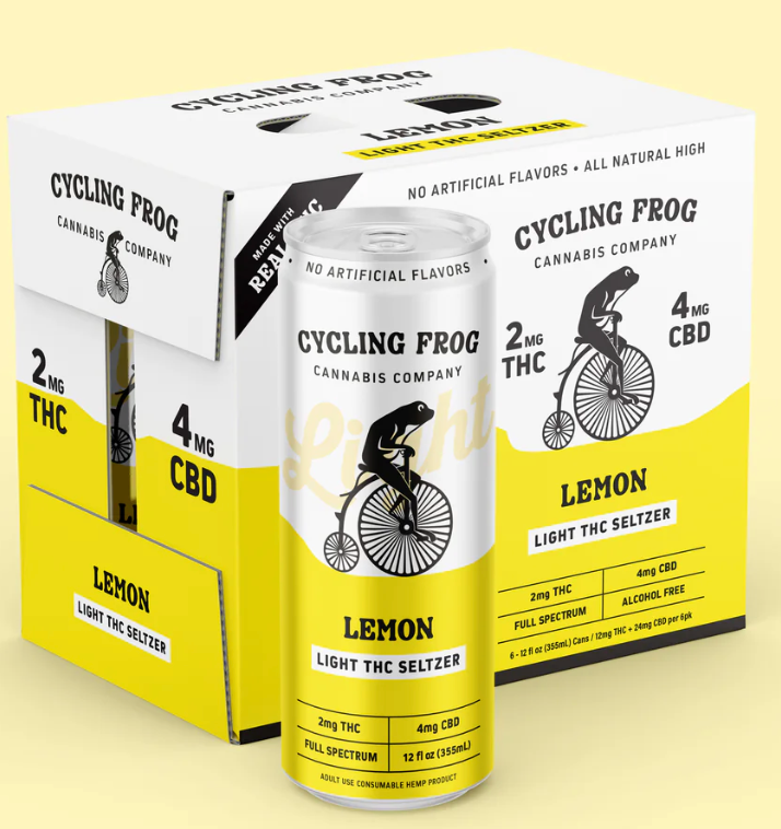 Cycling Frog - Light Seltzers 2mg THC 4mg CBD