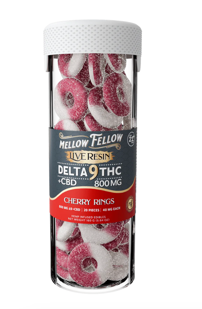 Mellow Fellow - Live Resin 800mg D9 Rings