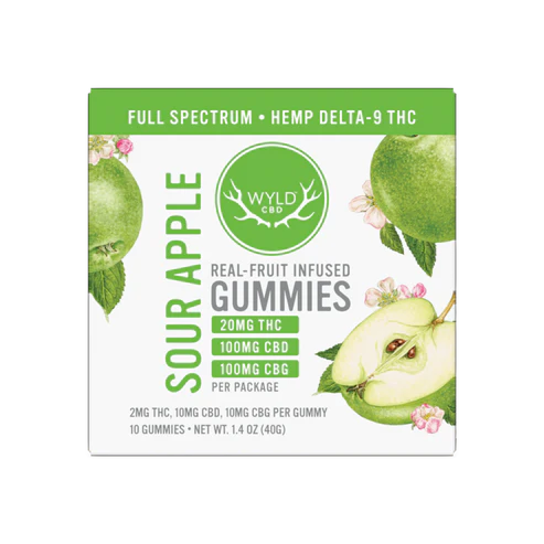 Wyld - Full Spectrum 2mg D9: 10mg CBD Gummies