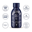 Willie's Remedy Social Tonic 10mg THC 2oz shot — current bottle design