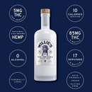 Willie's Remedy Social Tonic 750ml bottle — 5mg THC per serving, 85mg total
