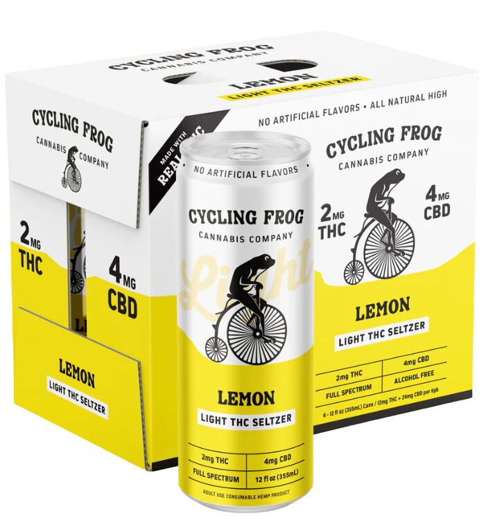 Cycling Frog - Light Seltzers 2mg THC 4mg CBD