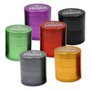 Kief Sweeper five-piece grinders in assorted colors
