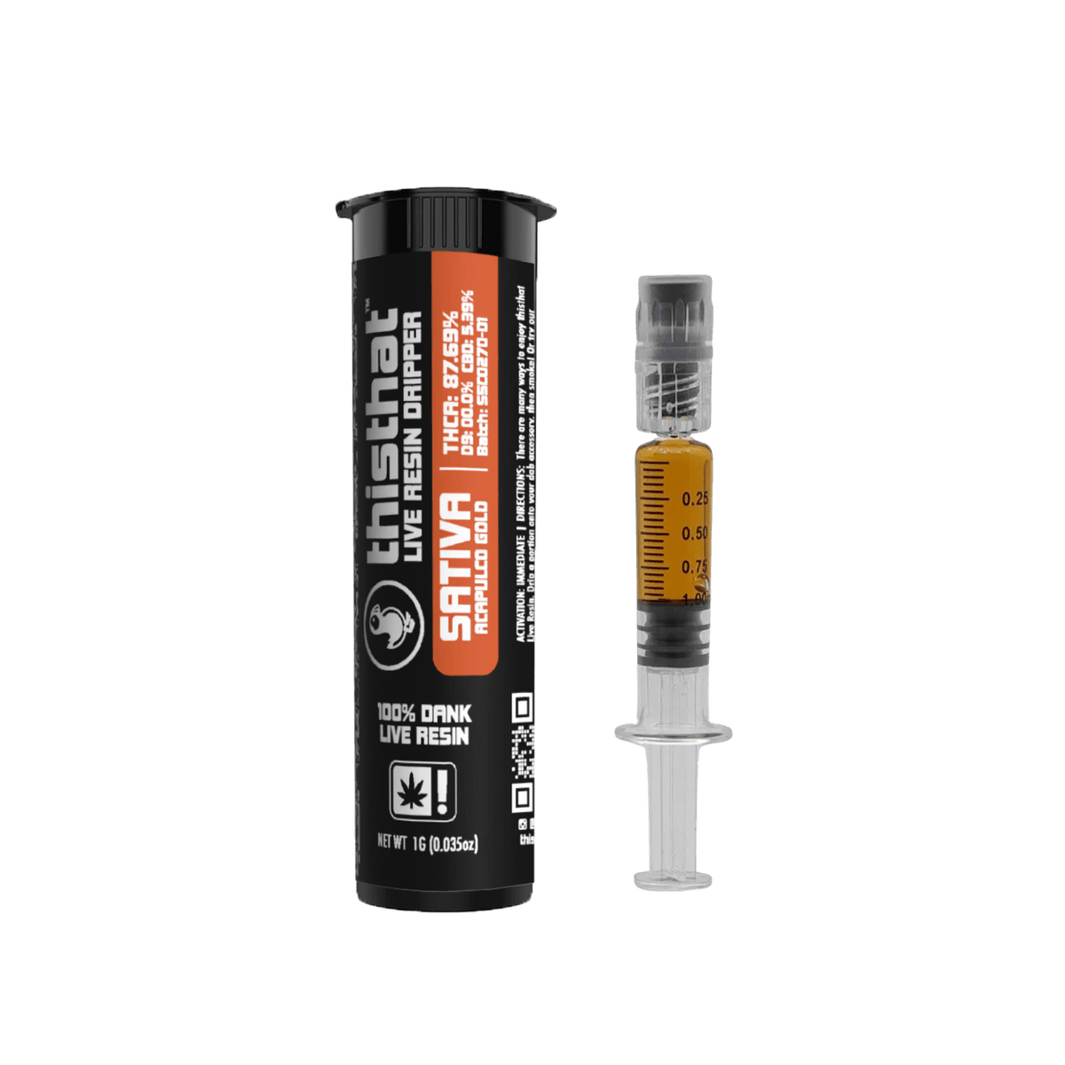 THCA Live Resin Dripper  -  1G