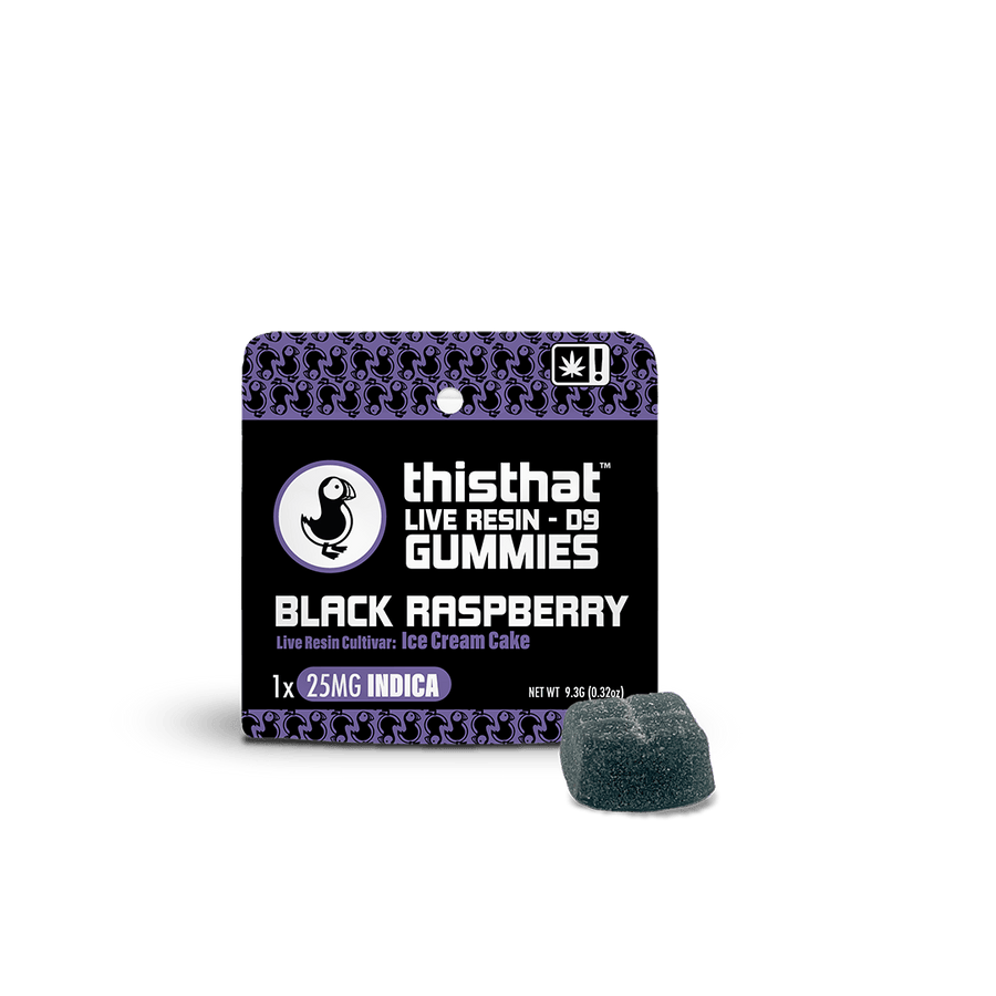 Live Resin D9 Gummies - 25mg
