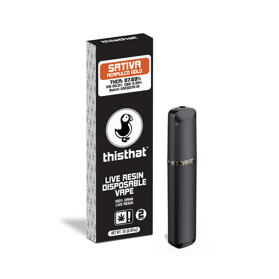 THCA Live Resin Disposable - 2G